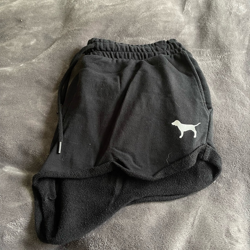 Victoria Secret Black Sweat Shorts
